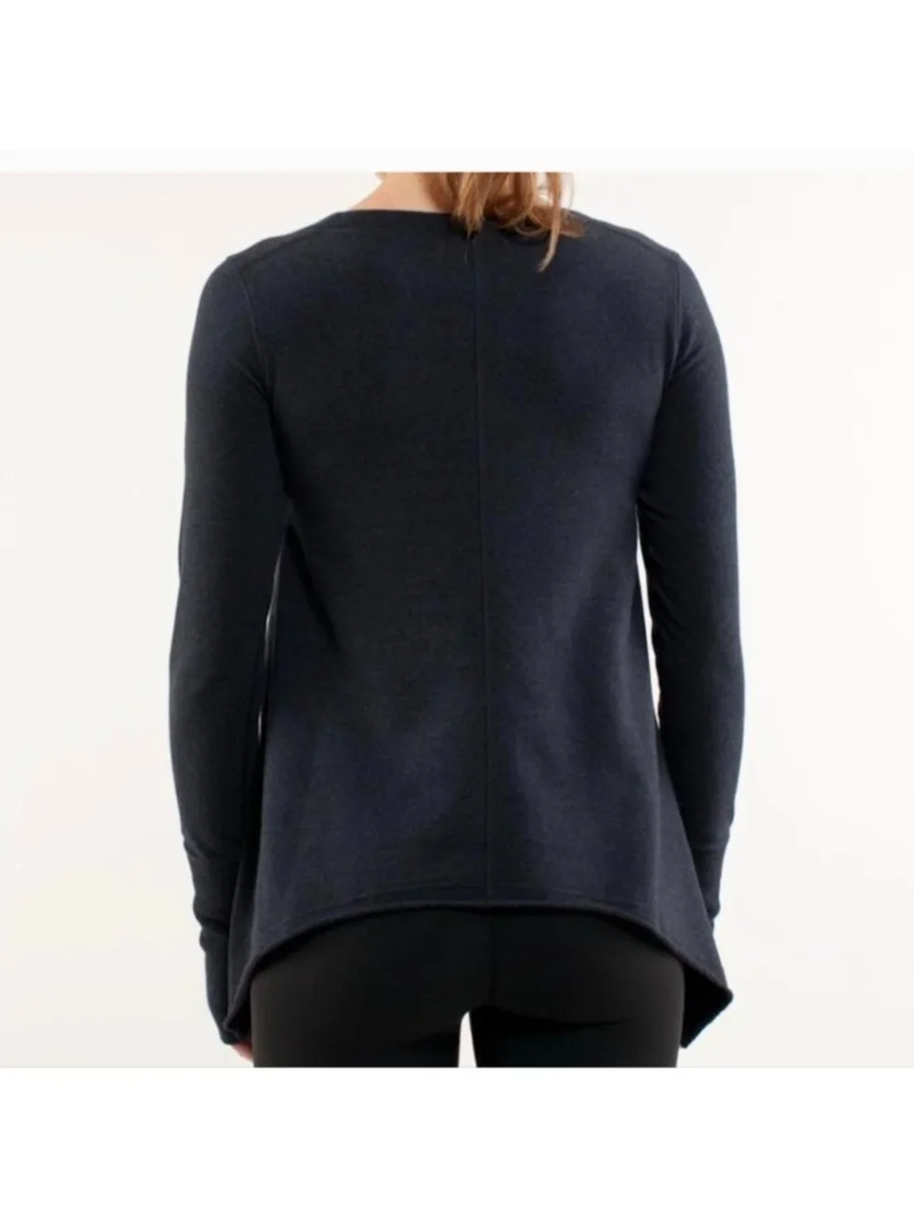 Lululemon Tea Lounge Pullover Heathered Deep Navy
